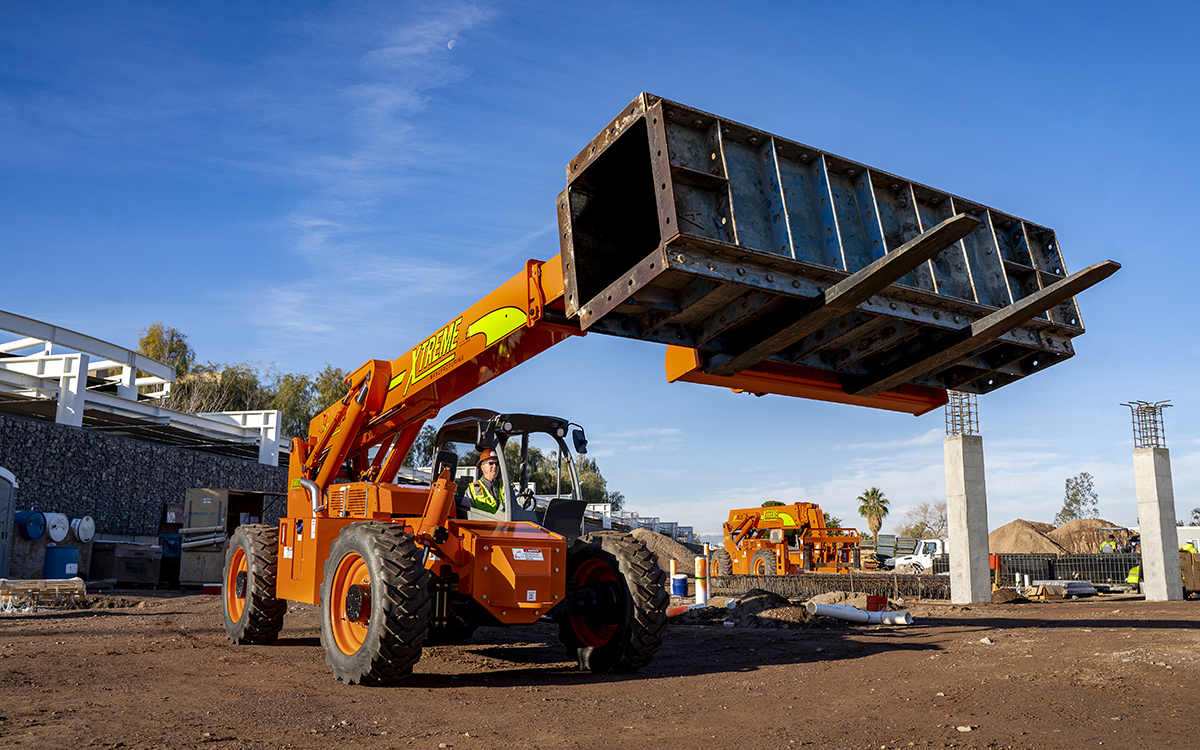 Modern telehandler
